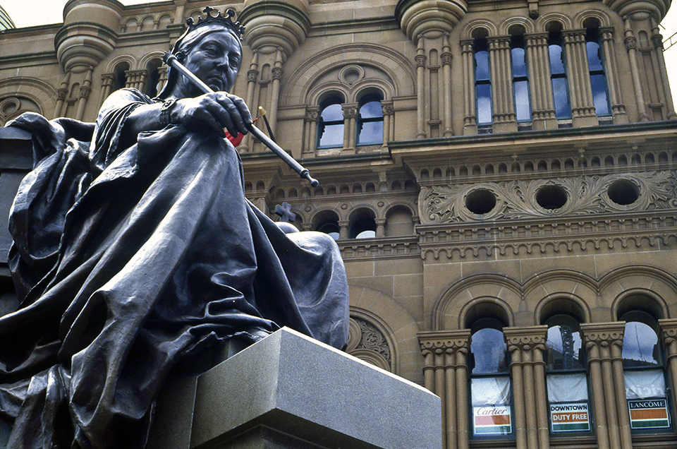 Statue of Queen Victoria Druitt Street The Dictionary of Sydney