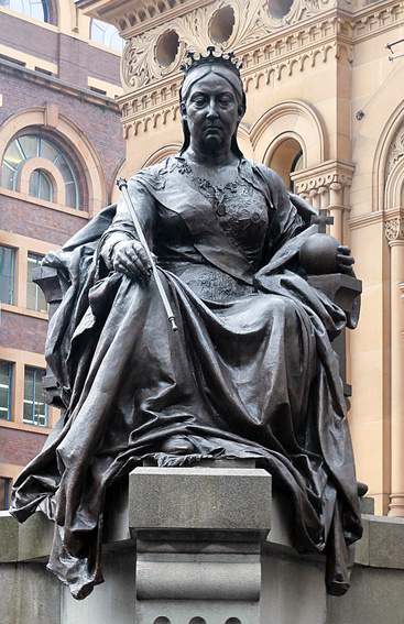 Statue of Queen Victoria, Druitt Street | The Dictionary of Sydney